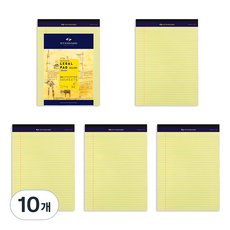 標準 Legal Pad A4, 黃色, 50張, 10個