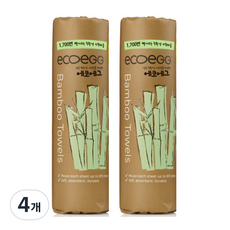 에코에그 빨아쓰는 키친타올, 20개입, 4개