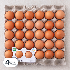 조인 무항생제 인증 신선 특란 1800g, 30구, 4박스