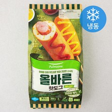 풀무원 올바른 핫도그 (냉동), 75g, 4개입, 1개