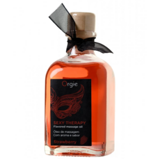 Orgie Sexy Therapy 情慾熱感按摩油套裝組 草莓味, 100ml, 1組