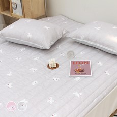 CHOUETTROOM 小狗印花絎縫睡墊, 灰色