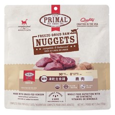 PRIMAL 派莫 原獵生食 全齡貓用凍乾主食磚, 鹿肉, 155g, 1包