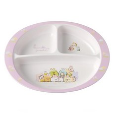 M370 三格美耐皿餐盤 角落生物, 餐盤, 角落生物 白色, 1個