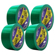신흥테이프 국산 라바 청면테이프 48mm X 15M 녹색, 4개