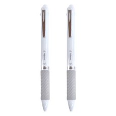 Pentel 飛龍文具 ENERGEL 三色筆(XBLC35)，書寫流利，速乾，不易弄髒紙面，墨水顏色：黑.紅.藍, XBLC35W, 2支