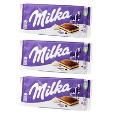 밀카 초콜릿 요거트, 100g, 3개