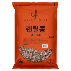 그레인하우스 렌틸콩, 5kg, 1개 5kg, 1개
