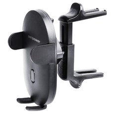 peripower 圓形出風口快取手機架, 黑色, 1個