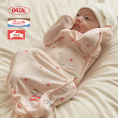 OUAStudio 新生兒用涼感絲綢襁褓包巾 L