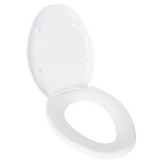 Indoor Home 衛生馬桶蓋 大型O型, 白色, 1個
