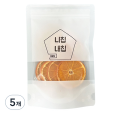 니칩내칩 건조 오렌지, 40g, 5개