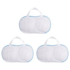 EVER HOUSE 優質胸罩內衣洗衣網 FREE, 藍色, 3個