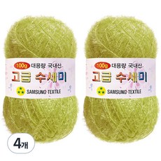 Yarna 大捲菜瓜布編織線 100g, #159, 4個