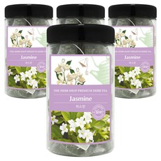 더허브샵 프리미엄 허브 티백차 자스민, 1g, 25개입, 4개