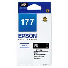 EPSON NO.177 原廠墨水匣 T177150, 黑色, 1個