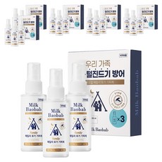 밀크바오밥 패밀리 벅스넷프로 모기 기피제, 60ml, 18개