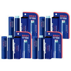 DASHU 男士變色潤唇膏 4g, 4個, 冷紅色