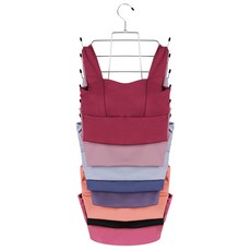 데이모드 한눈에 다용도 캐미솔 속옷 나시 옷걸이, 블랙고리, 1개