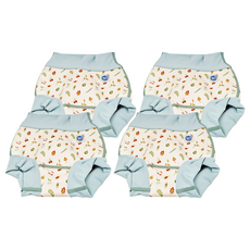 Happy Nappy 全新3D游泳尿布褲 森林小橡果 12~24個月 XL 4件