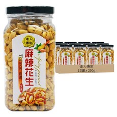 達人傳家 麻辣花生, 12罐, 250g