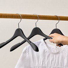 Ssiinkeu 女款襯衫多功能衣架, 20個, 黑色
