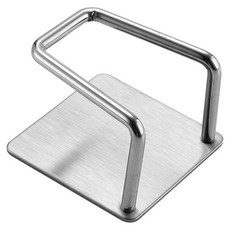 名仕 304不鏽鋼海綿菜瓜布瀝水架 防水防鏽 厚實不易變形 免釘免鑽, 銀色, 1個