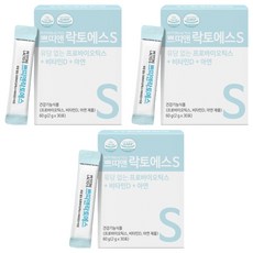 쁘띠앤 락토에스 100억 프로바이오틱스 신바이오틱스 아기 유당없는 유산균 30p, 60g, 3개