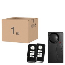 e-kit 逸奇 震動感應門窗防盜警報器 + 迎賓門鈴套裝 ES-35B 一對二遙控器