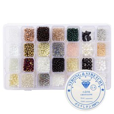 아트니즘 28칸 비즈 패키지 세트, 보석상자, 1개