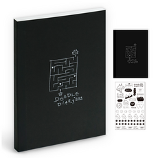 ICONIC 2026 塗鴉日誌週計畫本行事曆, 1個, 02 黑色