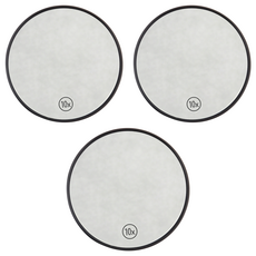 BELOTTY 10倍放大圓形黏貼式手拿鏡, 黑色, 3個