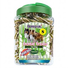Boneplus 六星雙效薄荷草本潔牙棒 S, 薄荷, 600g, 1桶