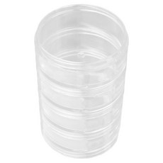 KEYWAY 聯府 連續盒4層 7cm, 透明, 1個