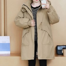 에스텔라 임산부 두꺼운 후드 패딩 재킷 ipa27