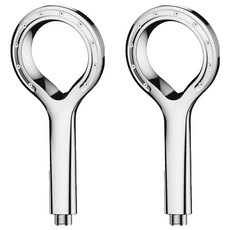 Winprice Handyflower精緻輕量型淋浴蓮蓬頭, 銀色, 2個