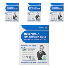 days on 益生元粉FOS triple隨身包 30條入, 129g, 4盒