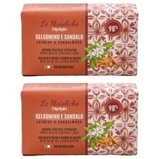 Iteritalia 伊特雅 頂級植萃香氛皂 茉莉檀香, 175g, 2個