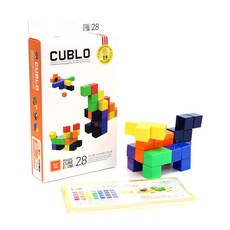 魔術方塊 磁力積木 20mm 28片 + 活用卡, 混合顏色