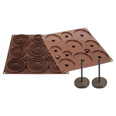 silikomart 矽膠巧克力模具 3D 蛋, 1組