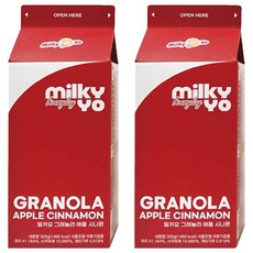 밀키요 그래놀라 애플시나몬 시리얼, 300g, 2개