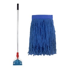 데일드 알루미늄마포대 120cm + 마포걸레 400g 세트, 혼합색상(마포대), 진청(마포걸레), 1세트