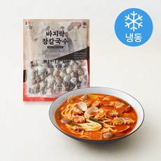 조선전골 바지락 장칼국수 (냉동), 1개, 870g
