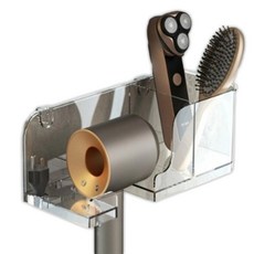 알파커머스 심플 욕실 드라이기 거치대, 투명, 1개