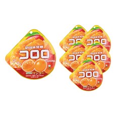 UHA 味覺糖 Cororo 酷露露 酷露露Q糖 芒果口味, 6包, 40g