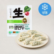 풀무원 생만두 고기시금치 (냉동), 400g, 1개