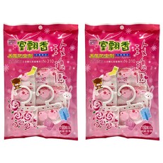 室翲香 香氛防蟲劑 增量版 玫瑰園, 225g, 2袋