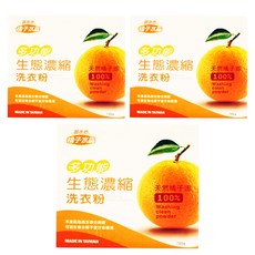 AKIRA 御衣坊 多功能生態濃縮橘子洗衣粉, 700g, 3盒