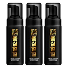 ManSCenterCleanser 酷涼男性私密清潔慕斯, 3瓶, 150ml