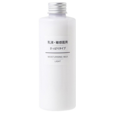 MUJI 無印良品 台灣公司貨 敏感肌乳液 清爽型, 400ml, 1瓶